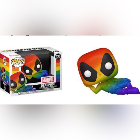 Funko Marvel Deadpool Pride Rainbow Bobble-Head Vinyl...